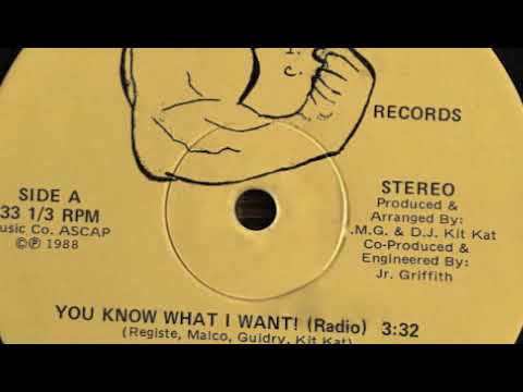 R.M.G - You know what I want ( T.I.C. Records 1988 ) Baytown Texas, L.A. California Hip Hop Bass Rap
