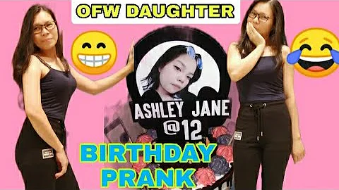 OFW BIRTHDAY PRANK HER DAUGHTER||Birthday surprised