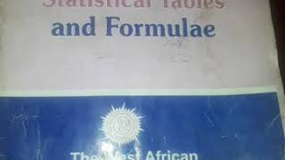 Four figure table is needed for WAEC