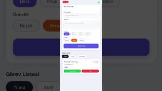 Ders Görev Takip Uygulaması | React Native Expo Mobil Uygulama Ödevi