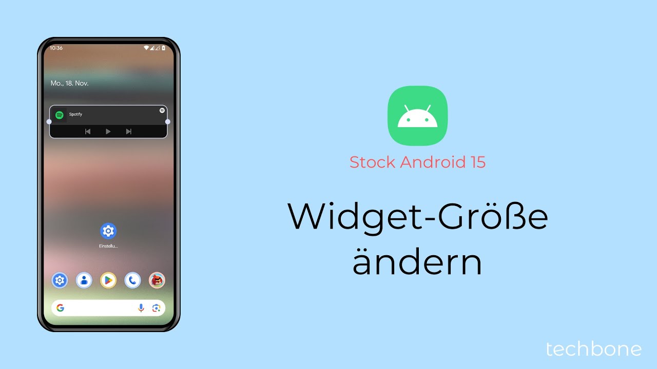 Widget-Größe ändern [Android 15] - YouTube
