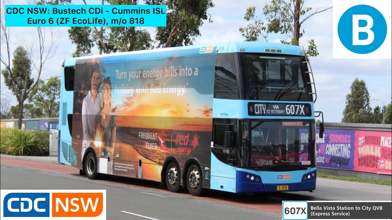 CDC NSW: Bustech CDi - Cummins ISL Euro 6 (ZF EcoLife), m/o 818