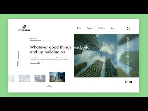Website UI/UX Design Tutorial | Web Design In Adobe XD | Make Website UI Design