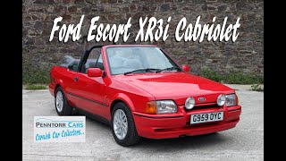Ford Escort XR3i Cabriolet  History, Review and Restoration