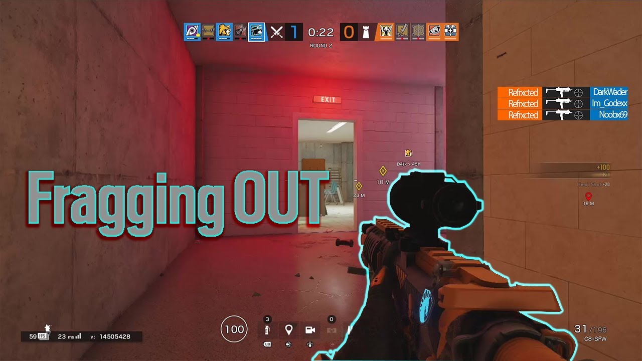 Fragging OUT!!! Rainbow six siege - YouTube