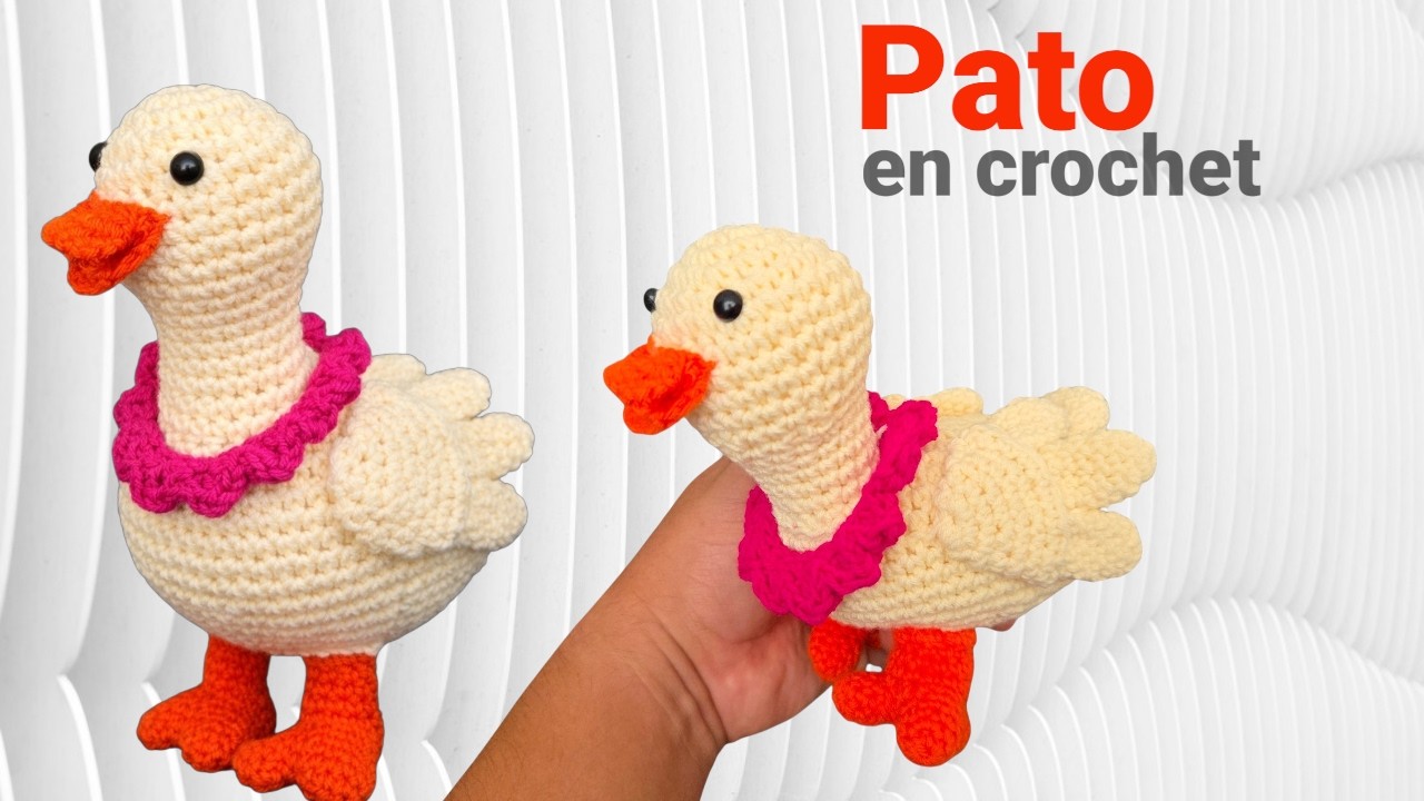🦆COMO TEJER UN PATO A CROCHET 🦆💛 | Teje conmigo Amigurumi Fácil, paso a paso. 😍