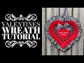 Dollar Tree Valentine DIY 2020 | Valentine Wreath DIY | Collab - Heidi Sonboul