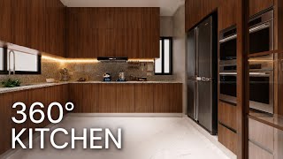 360° Kitchen Interior Design | 1 Kanal House Virtual Walkthrough Before Execution