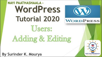 WordPress Tutorial 2020: What are Users? | How to Add, Edit & Remove Users in WordPress