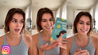 Kaia Gerber - Live with Hayley Gene Penner | Book Club: "People You Follow" | October 27, 2020