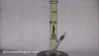 Glowing RocketBarrel Perc Bong