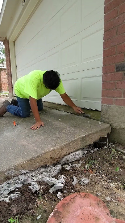How To Fill Void Under A Concrete Slab Driveway – Easy