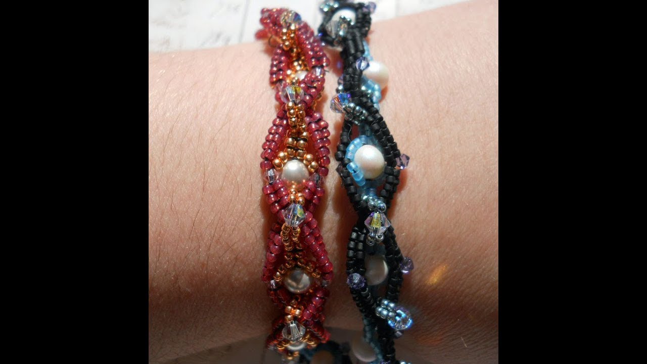 Download New Patreon Tutorial! Twisted Flat Herringbone Bracelet - YouTube
