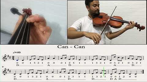 Can - Can Violin. Essential Elements For String Violin Song No 81
