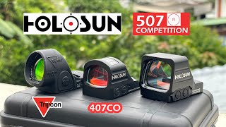 รีวิว Holosun 507Comp ดอทตัวตึงสำหรับสายแข่งขัน ท้าชน Trijicon SRO และ 407CO