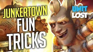 Overwatch - Fun on JUNKERTOWN! Tricks and Tips! (Map Analysis)
