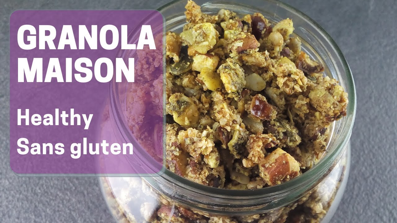🌞 GRANOLA Maison | Recette Healthy, Sans gluten, Rapide et facile