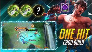 ONE SHOTTING ENEMIES BY USING THIS ONE-HIT BUILD! CHOU 2 BOD BUILD | MLBB