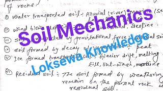 Soil Mechanics/Subjective+Objective MCQ For Loksewa लोकसेवाको लागि soil mechanic को ज्ञान