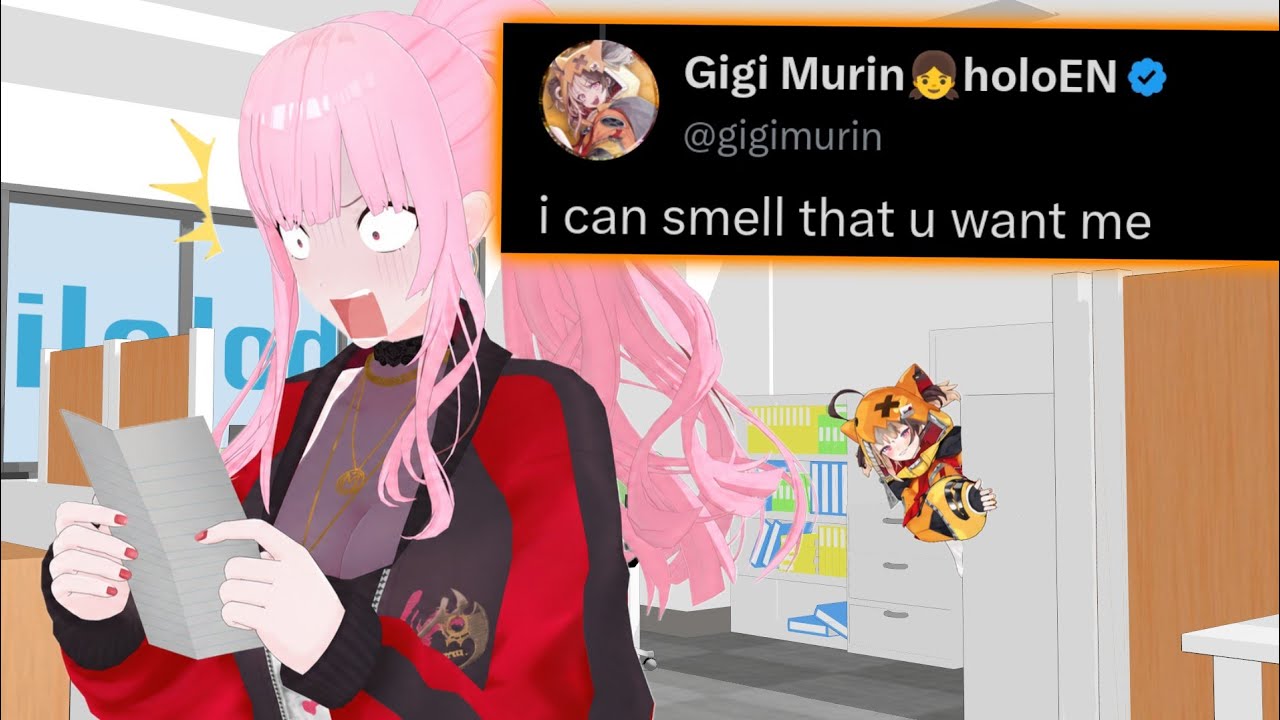 Gigi sent a letter to Mori Calliope