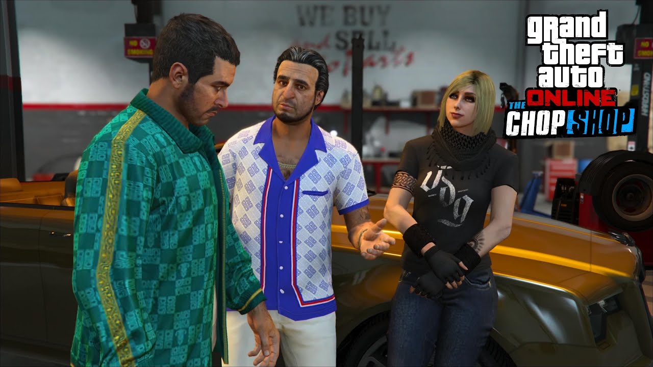 GTA Online: The Chop Shop Intro Cutscene - YouTube