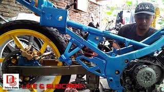 MODIFIKASI MOTOR SUZUKI SATRIA 2TAK