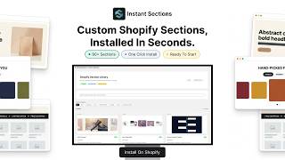 Instant Sections: Theme Sections
