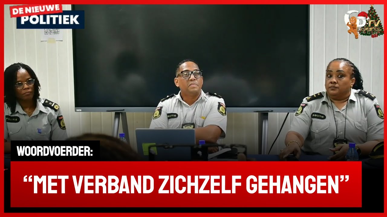 🚀 De Nieuwe Politiek LIVE • Persmoment aangaande overlijden verdachte Mnr Aroma (Suriname)