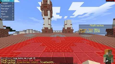 Minecraft | First Video + Hacking on Pika Network Practice!