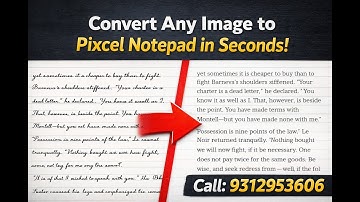 Pixcel Notepad Copy Paste Solution, Fast Typing, Image to Pixcel Notepad .nts Conversion Starttxt