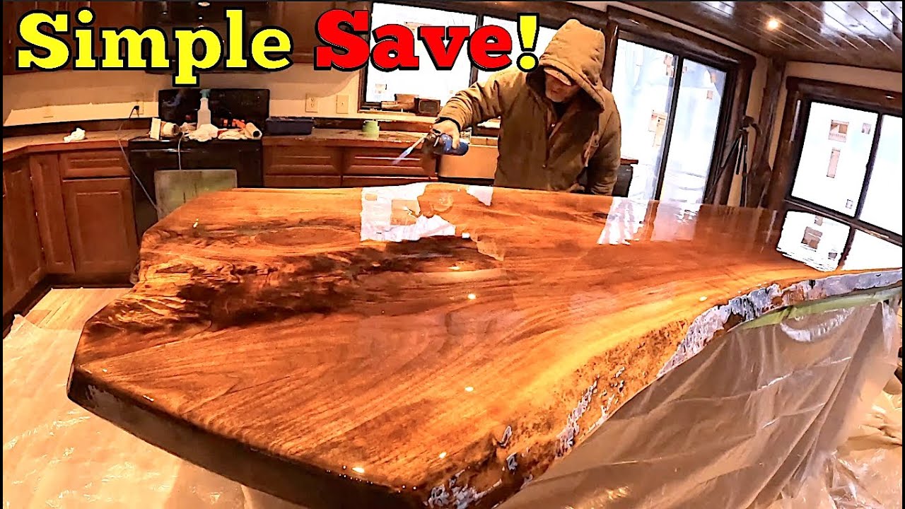 Repairing a Bad Epoxy Pour - YouTube