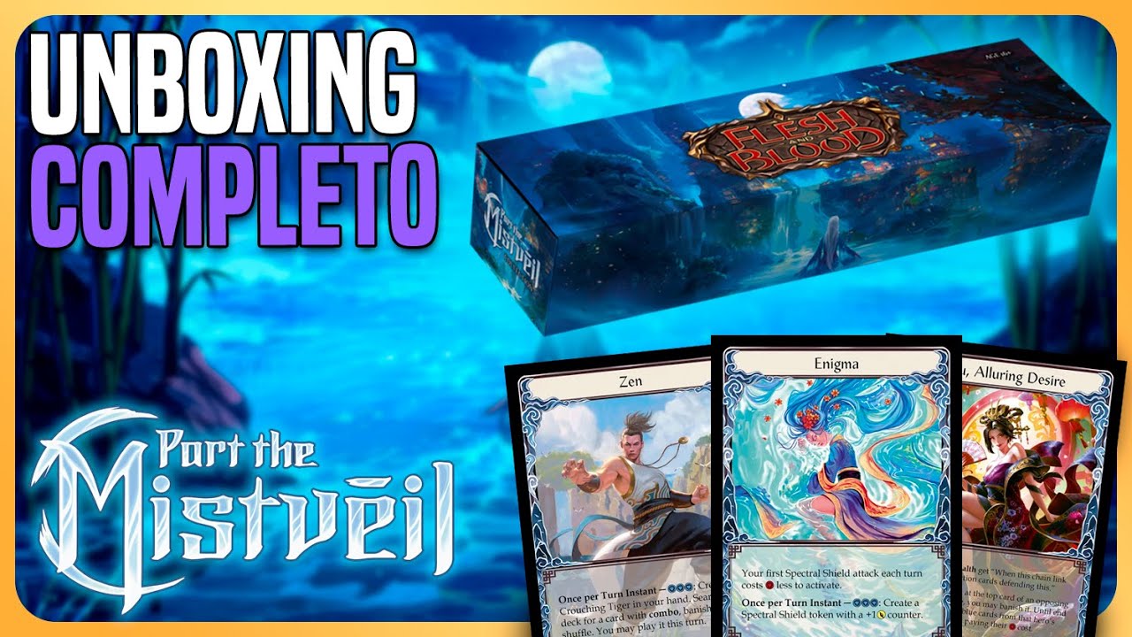 UNBOXING | Flesh and Blood - Part the Mistveil - Kit Colecionável