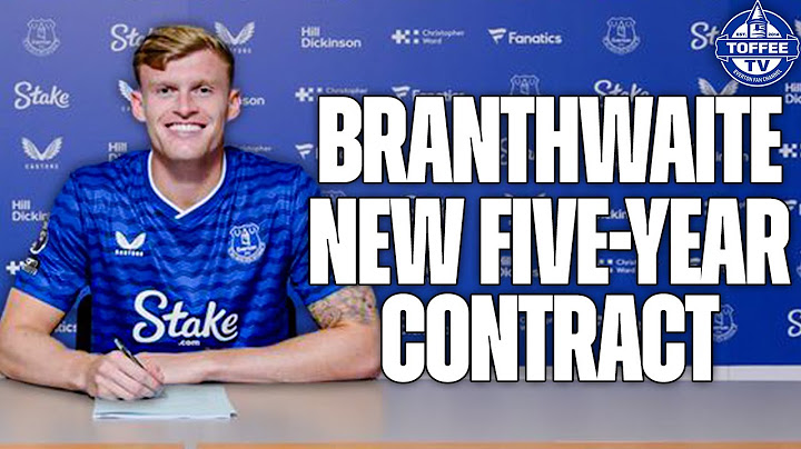 🔵 JARRAD BRANTHWAITE SIGNS NEW 5-YEAR DEAL! | Toffee TV Reaction