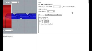 Conversational CNC Drilling Wizard for Lathes