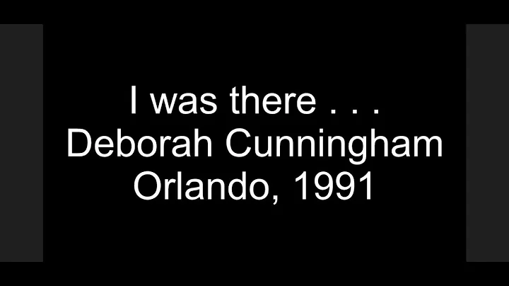 ADAPT 25 Years - 1991  Orlando  Deborah Cunningham...