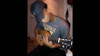 Ljay Currie Practicing Guitar