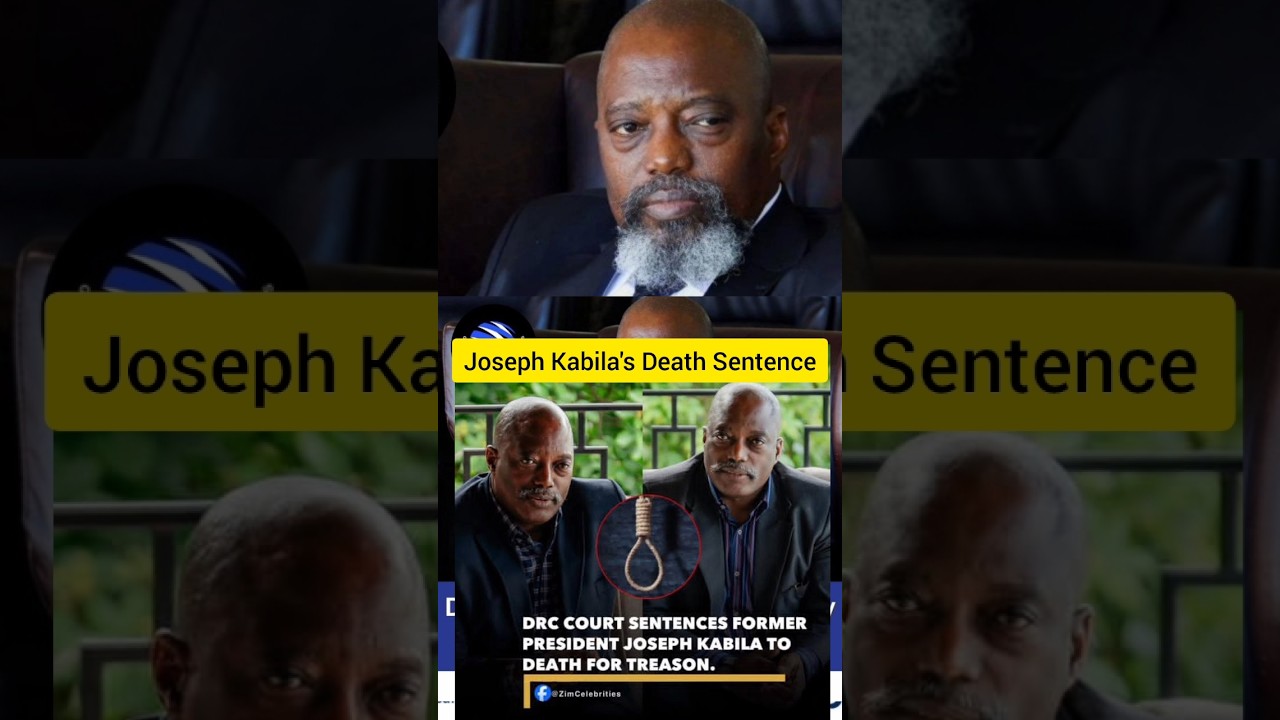 former President Joseph Kabila's death sentence by a military court