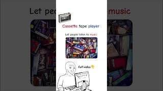 Cassette tape player explained #techexplained #retrotech