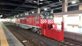 JR西日本事業用ラッセル車キヤ143形金沢駅発車