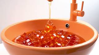 Which Sweet Sink Would You Choose? 🍩🍫✨ Asmr Dessert Gel Flow”