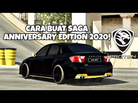 CARA BUAT PROTON SAGA ANNIVERSARY EDITION 2020! | CAR PARKING MULTIPLAYER - MALAYSIA