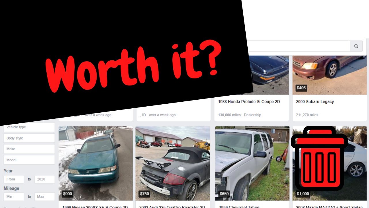 Looking At The Cheapest Cars On The Facebook Marketplace Marketplace Midweek 6 Youtube