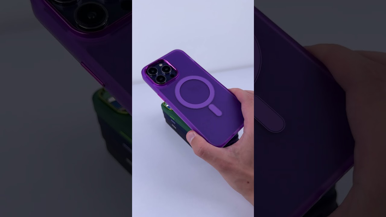 Чехол TPU+PC Lily with MagSafe для Apple iPhone 14 Pro Max (6.7") Deep Purple