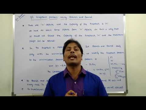 PART-1 0/1 KNAPSACK PROBLEM IN BRANCH AND BOUND(LCBB)| 0/1 KNAPSACK ...