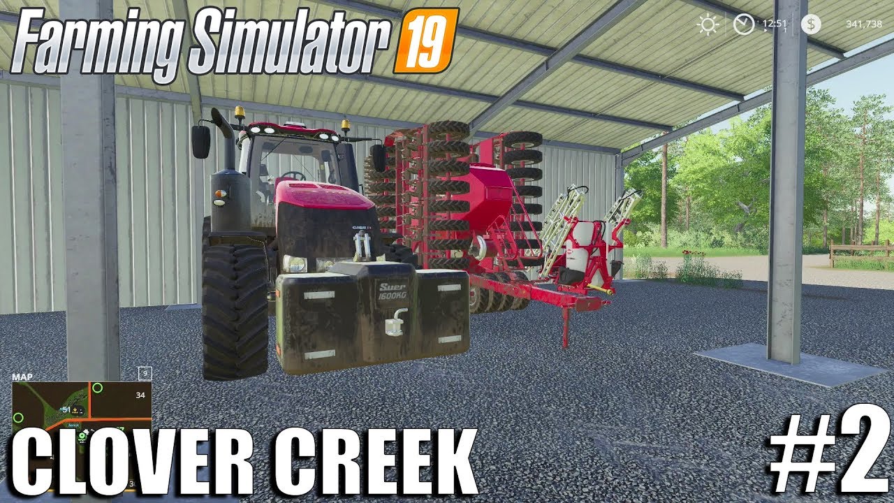 FS19 CLOVER CREEK -Farming Simulator 19 Map Mods - Ai Cave