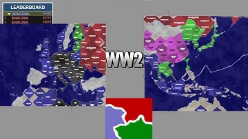 I simulated the second world war in territorial io