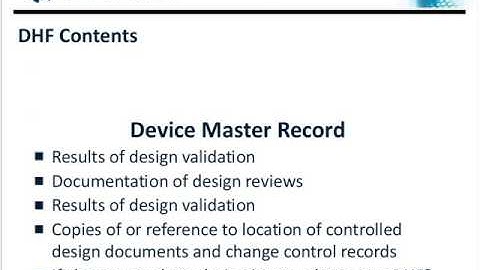 Regulatory Documents Explained - DHF, DMR, DHR and TF