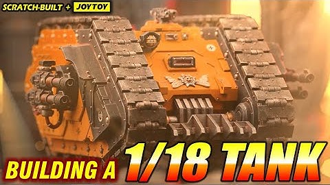 I am making Youtube BIGGEST Warhammer40K LAND RAIDER tank for my Joytoy action figure collection