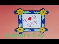 How to make photo frame on Father's day/gift ideas on Father's Day/easy and beautiful card making