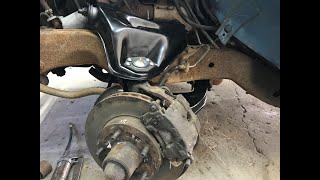 OldGuyDIY 1993 Chevy S10 S-10 Upper Lower Control Arm A Arm Replace, Get Loaner Spring Compressor